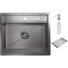 Кухонная мойка GRANULA KITCHEN SPACE KS-6051 сталь сатин 6051 CTAL CATIH